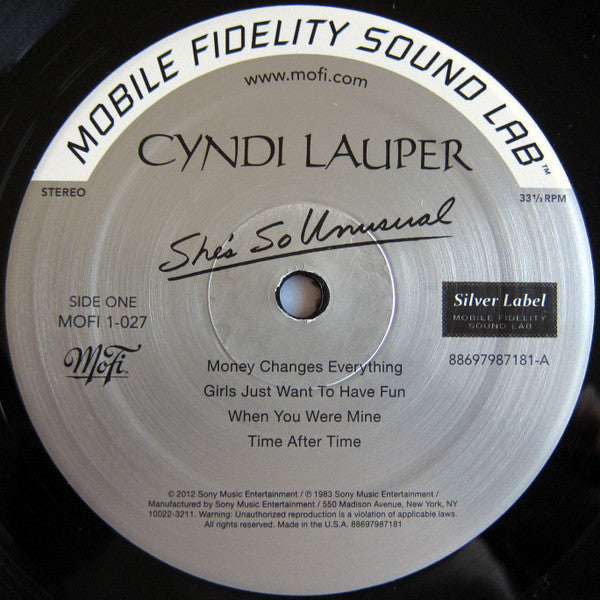Cyndi Lauper - She's So Unusual | MoFi Numbered Ltd Audiophile LP