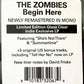 The Zombies - Begin Here | Clear LP | She's Not There | Mono Remaster