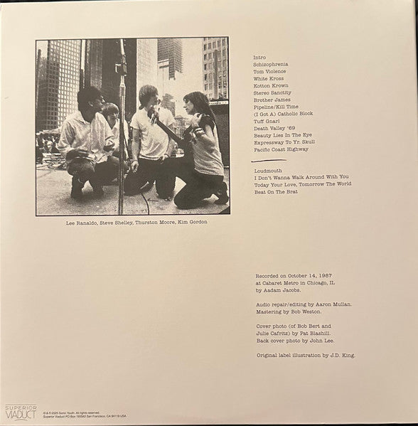 Sonic Youth - Hold That Tiger | 2LP | 1987 Chicago Live