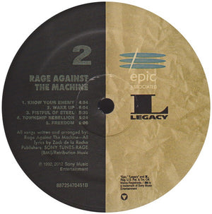 Rage Against The Machine - Self Titled | 180g XX 20th Anniversary LP