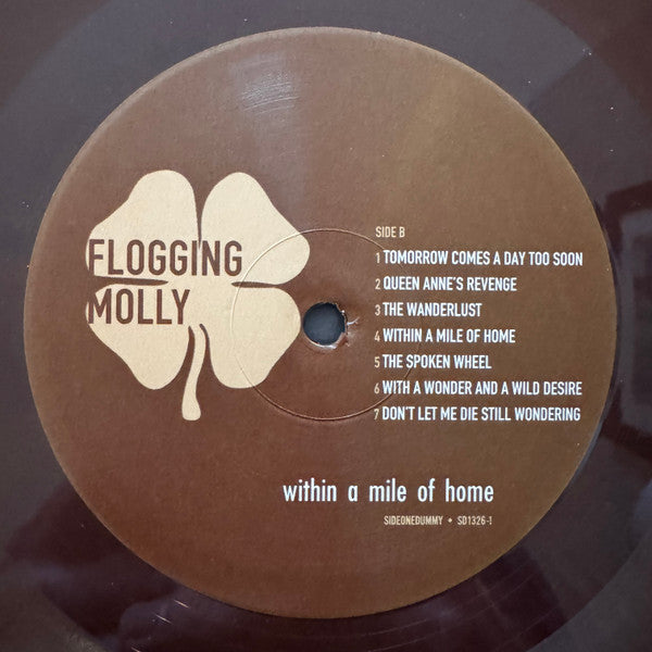 Flogging Molly - Within A Mile Of Home | Ltd Eco Tobacco Vinyl LP