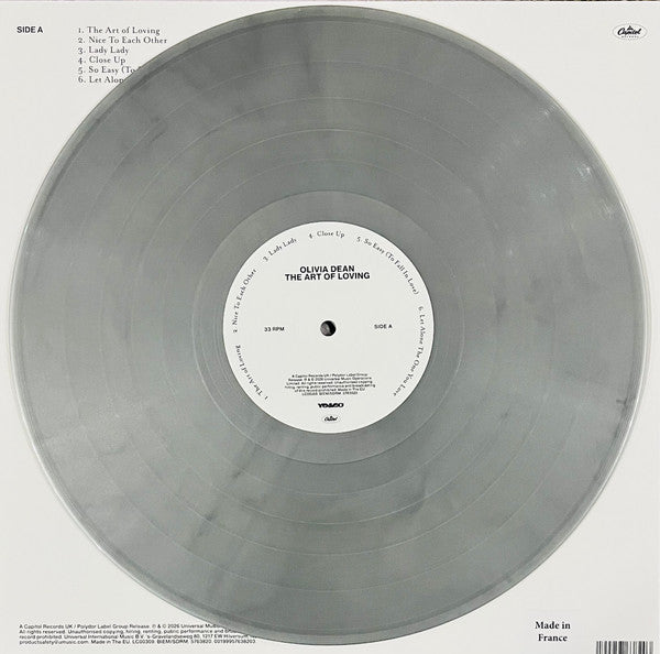 Olivia Dean - The Art Of Loving | Silver 180g LP | Limited Half-Speed Master