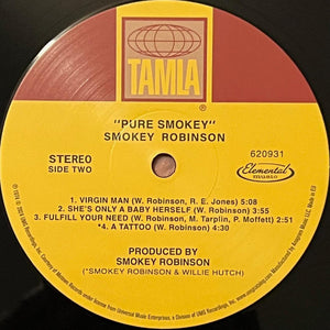 Smokey Robinson - Pure Smokey | LP 1974 | Tamla Motown | New Vinyl