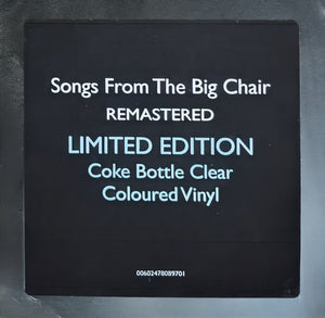 Tears For Fears - Songs From The Big Chair | Coke Bottle Clear Vinyl | 40th Anniv