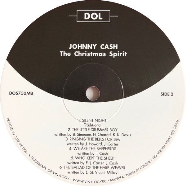 Johnny Cash - The Christmas Spirit | LP Red Vinyl | 180G New