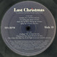 George Michael & Wham Last Christmas - Brand New 180 Gram Vinyl 2LP