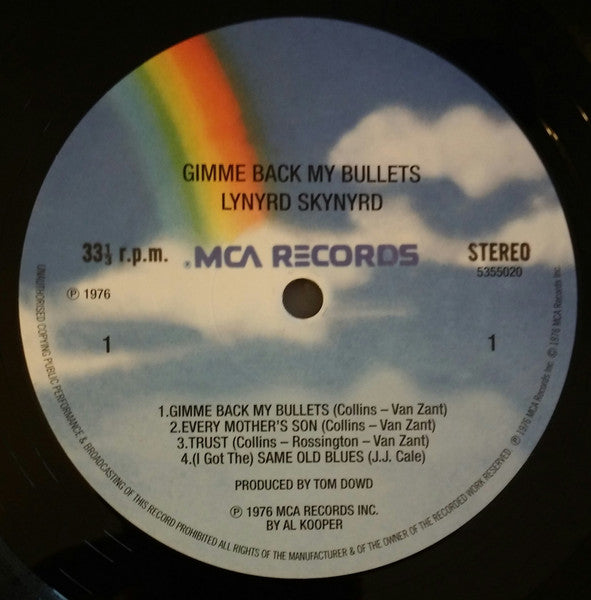 Lynyrd Skynyrd - Gimme Back My Bullets | 180 Gram LP