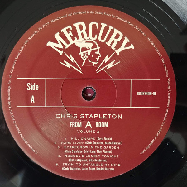 Chris Stapleton - From A Room: Volume 2 | 1LP | 2017 Country Soul