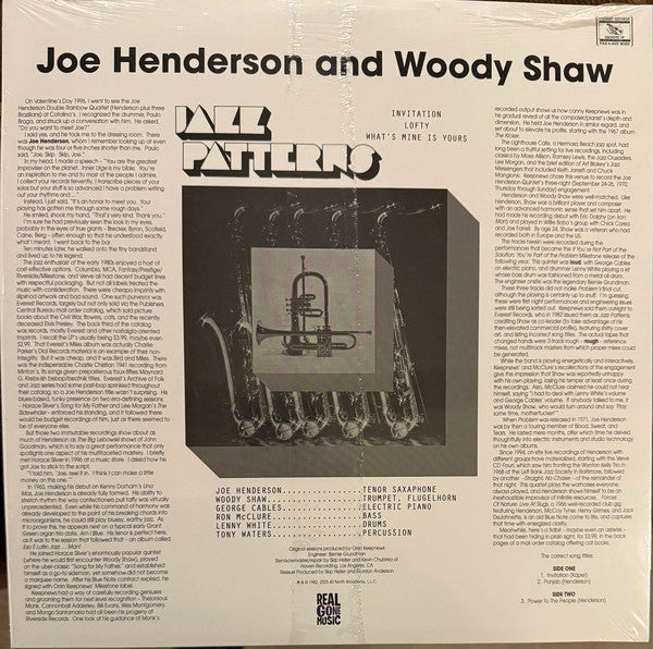 Joe Henderson & Woody Shaw - Jazz Patterns | Remastered LP | Modal Jazz Classic