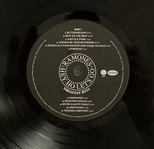 Ramones - Greatest Hits | LP Black Ice Vinyl | 1976–1994