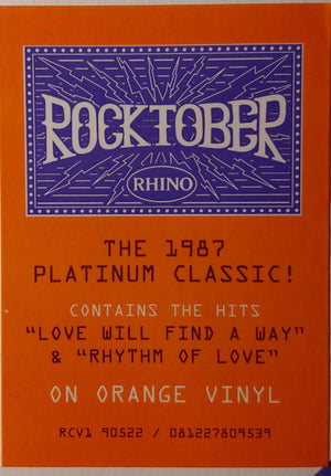 Yes - Big Generator | Limited Edition Orange Vinyl | RKTBR25 | 1987 Album