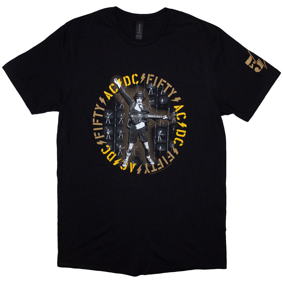 AC/DC Fifty Angus Repeat Black