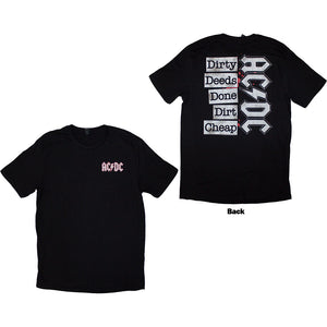 AC/DC Mini Logo / Dirty Deeds Black