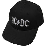 AC/DC Silver Logo Black