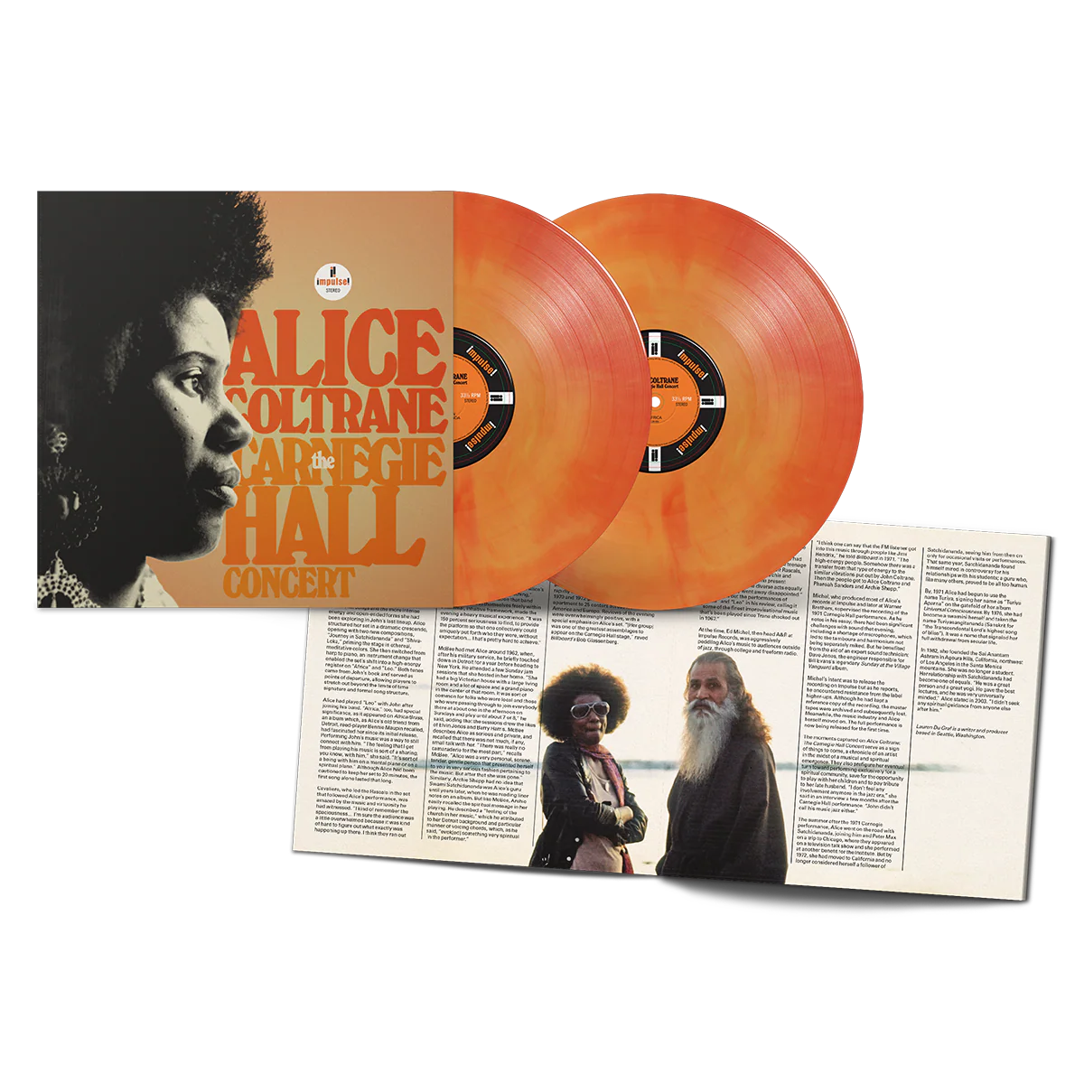 Alice Coltrane The Carnegie Hall Concert (Limited Edition, Opaque Galaxy Orange Colored Vinyl) (2 Lp's)