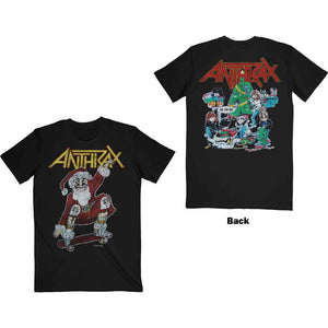 Anthrax Vintage Christmas Black