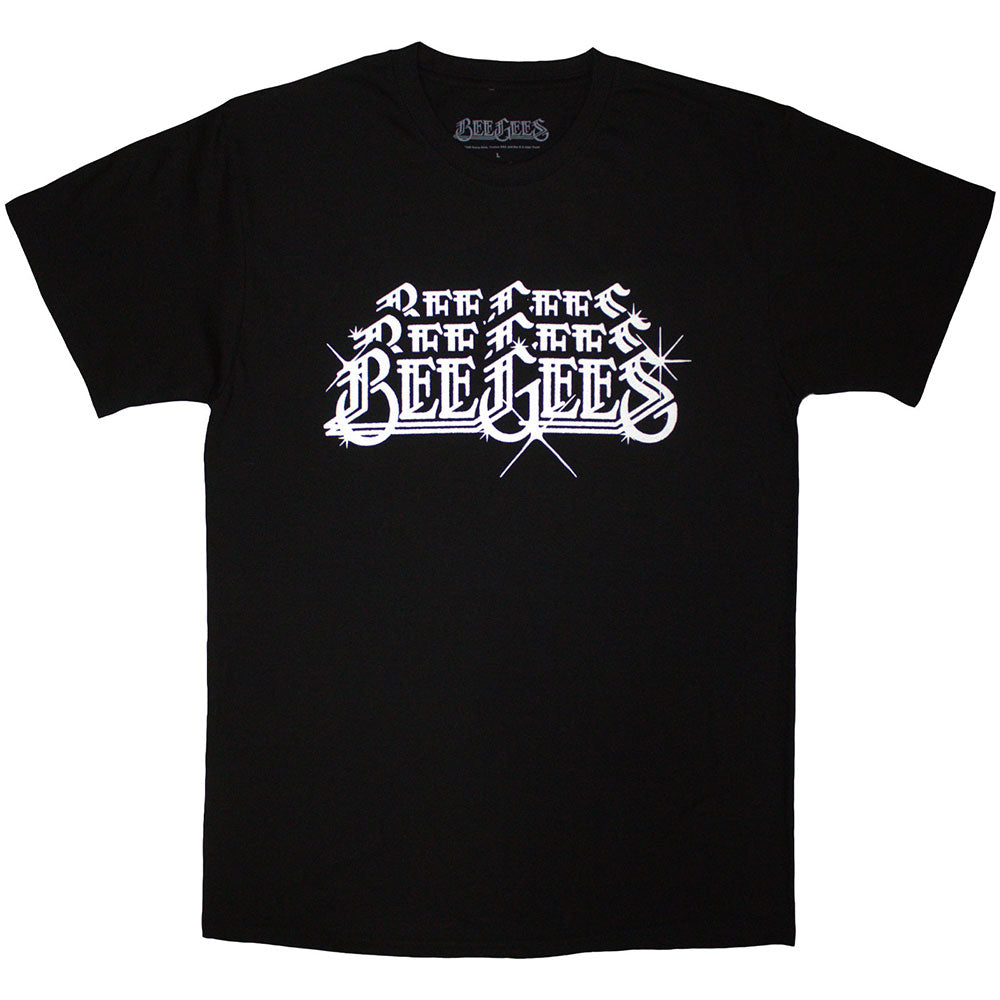 Bee Gees Stacked Logo Black