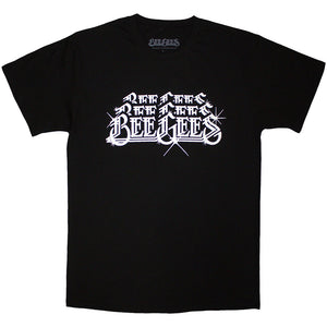 Bee Gees Stacked Logo Black