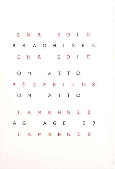 BERNARD HEIDSIECK Poème-Partition X