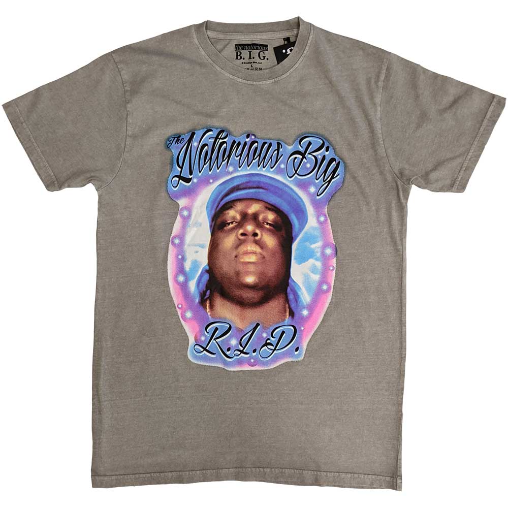 Biggie Smalls RIP Airbrush Grey