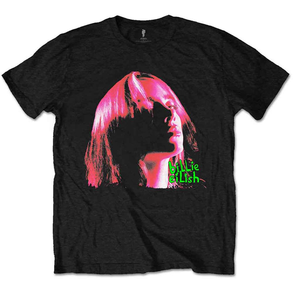 Billie Eilish Neon Shadow Pink Black