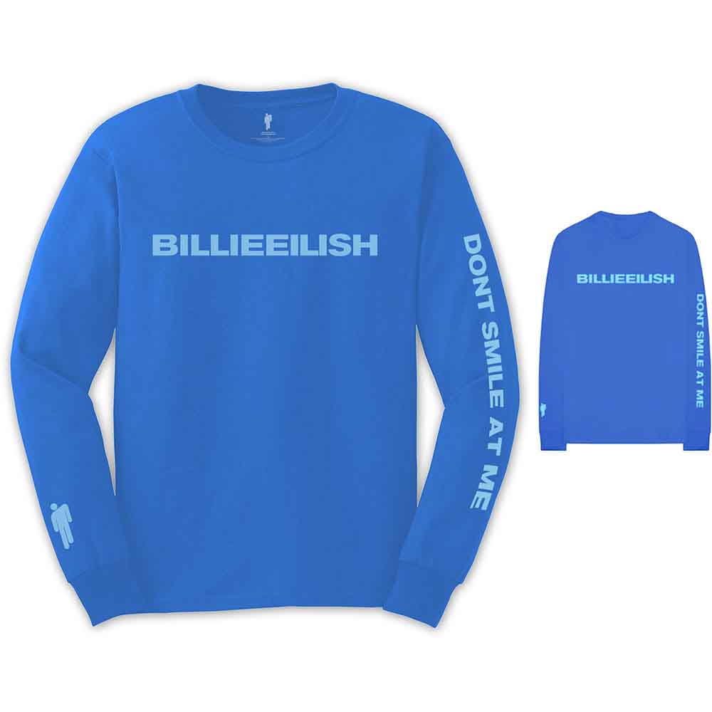 Billie Eilish Smile Blue