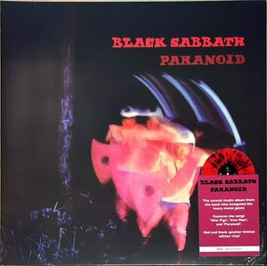 Black Sabbath Paranoid (Limited Edition, Red & Black Splatter Colored Vinyl) [Import]