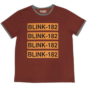 Blink-182 Logo Repeat Red