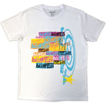 Blink-182 Multi Stacked Logo White