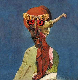 BLOOD STEREO/HAIR & TREASURE Split LP