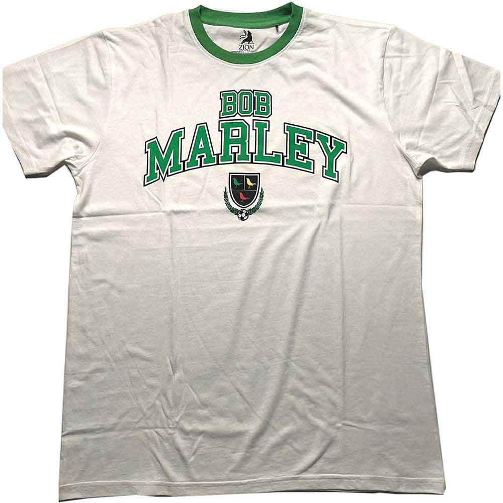 Bob Marley Collegiate Crest White