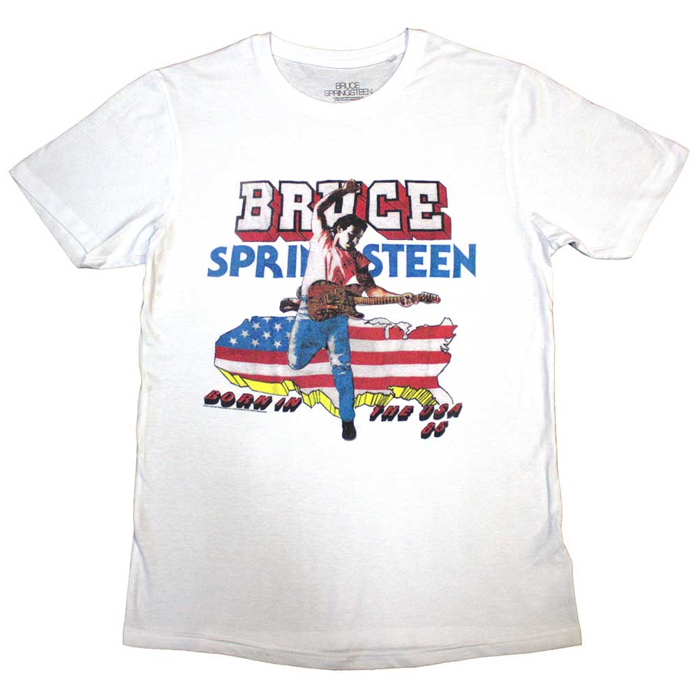 Bruce Springsteen Born In The USA '85 White