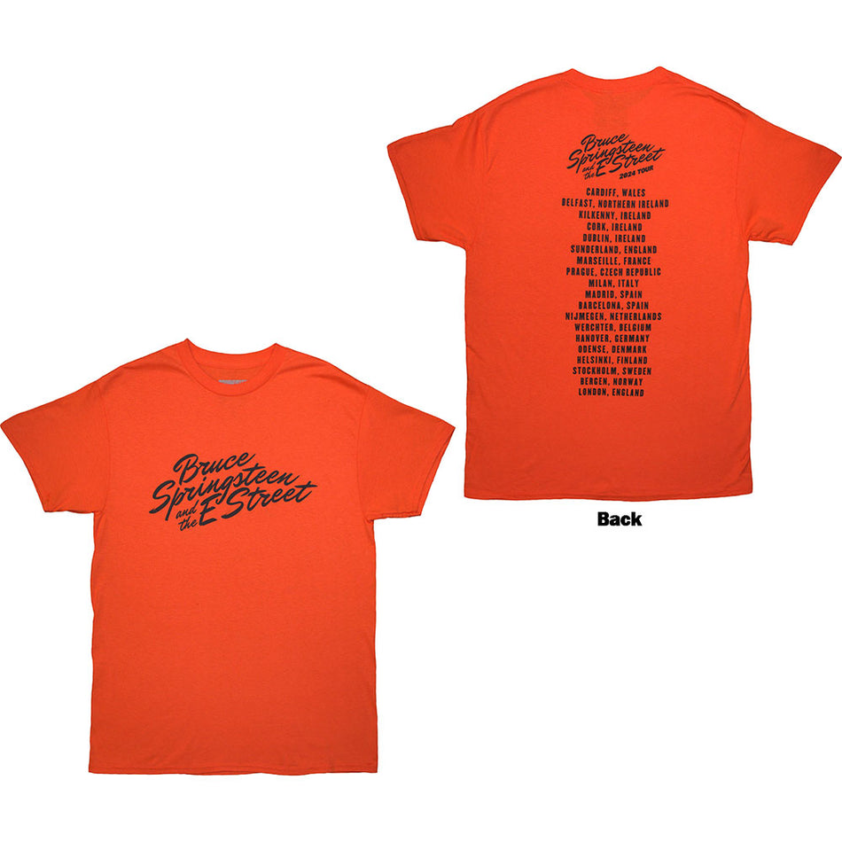 Bruce Springsteen Tour '24 River Font Orange