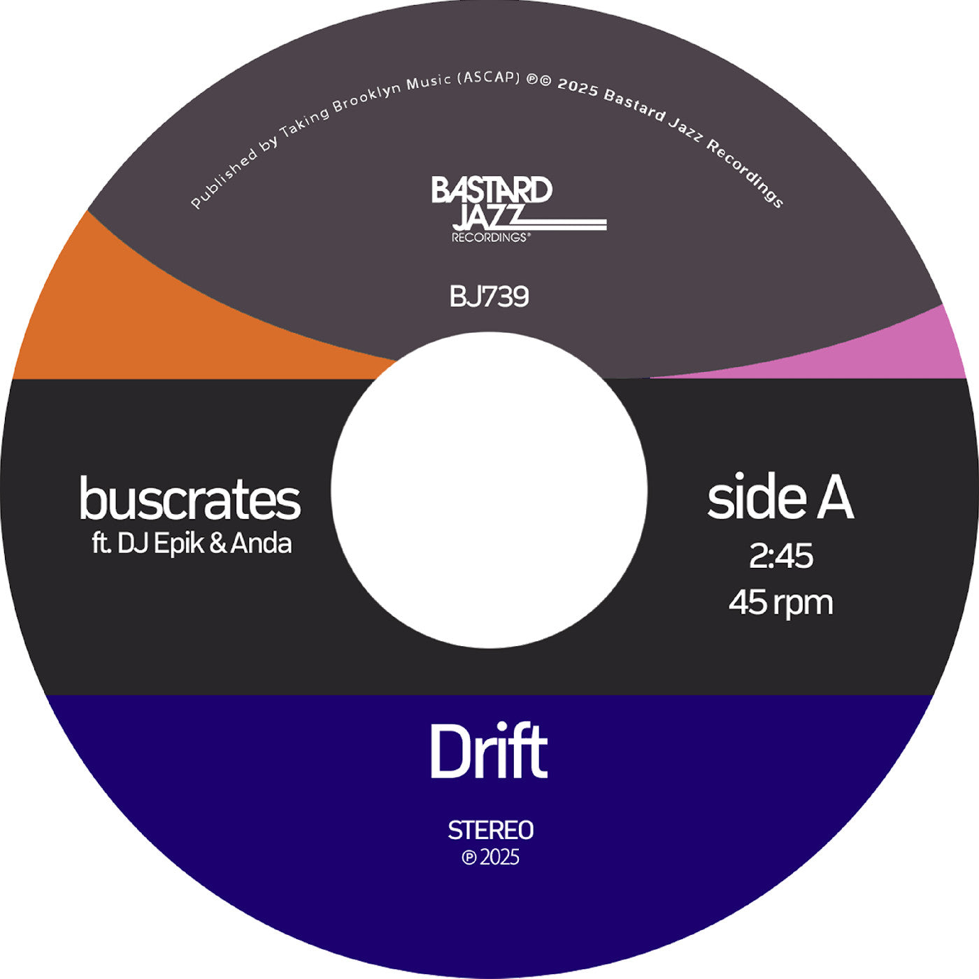 Buscrates Drift / Serenity (Transparent Vinyl)