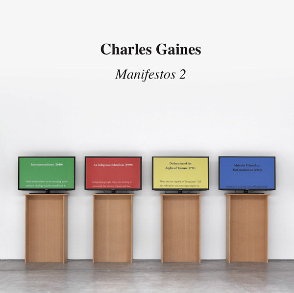 CHARLES GAINES Manifestos 2