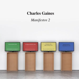 CHARLES GAINES Manifestos 2