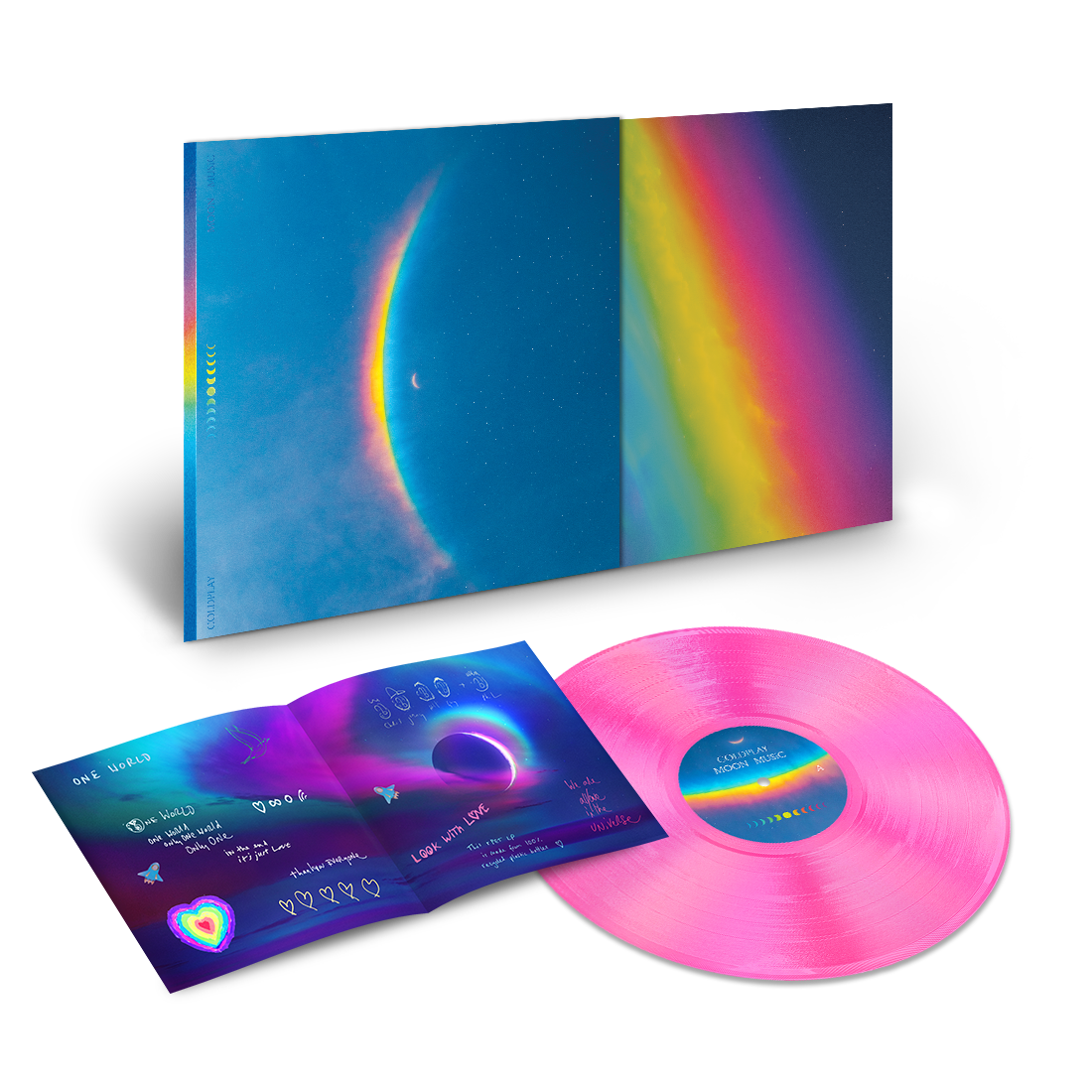 Coldplay Moon Music (Translucent Pink Colored Vinyl)