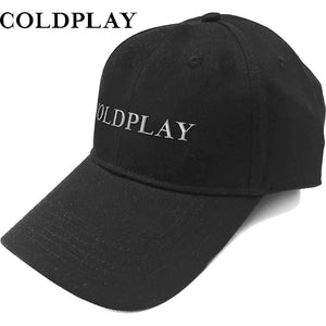 Coldplay White Logo Black