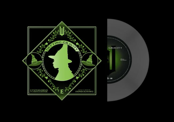 Cynthia Erivo ft. Ariana Grande Defying Gravity (Wicked: The Soundtrack) (Limited Edition, Clear Vinyl) (7" Single)