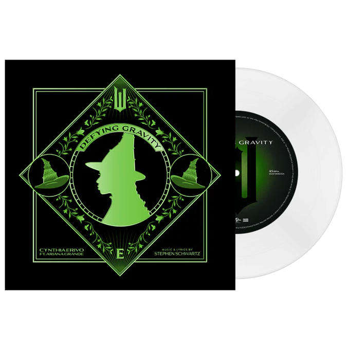Cynthia Erivo ft. Ariana Grande Defying Gravity (Wicked: The Soundtrack) (Limited Edition, Clear Vinyl) (7" Single)