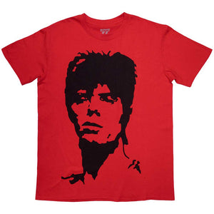 David Bowie 1973 Monochrome Red