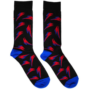 David Bowie Flash Pattern Black