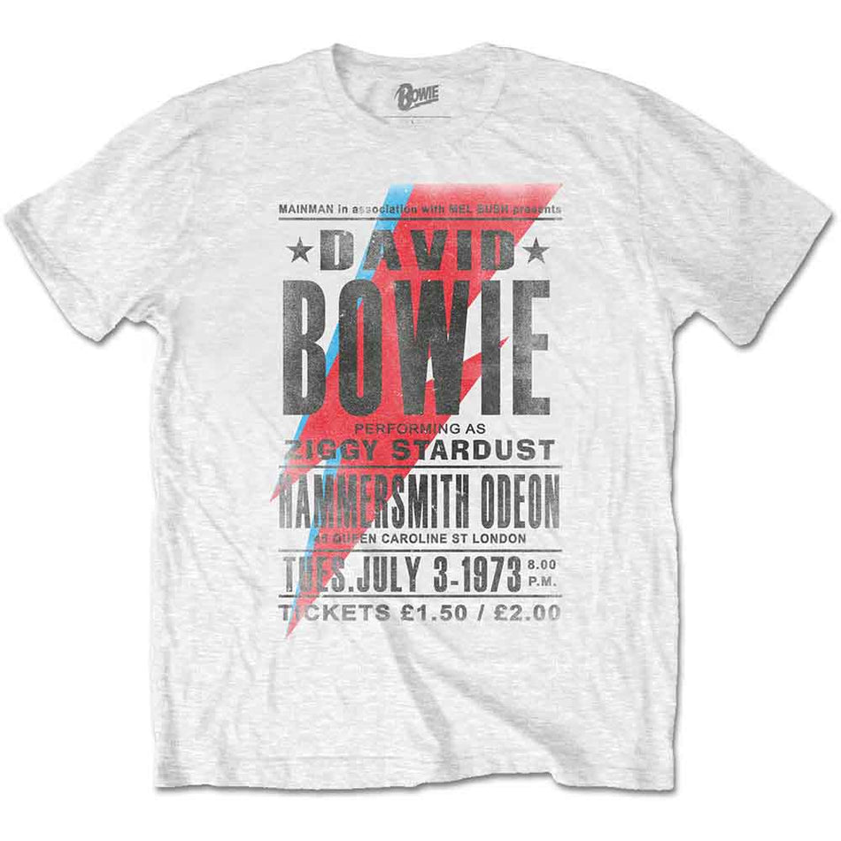 David Bowie Hammersmith Odeon White