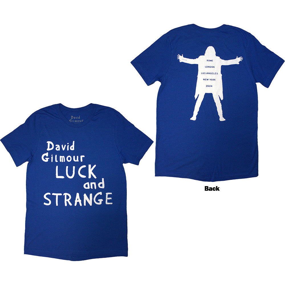 David Gilmour Luck & Strange Logo Blue