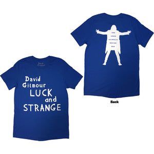 David Gilmour Luck & Strange Logo Blue
