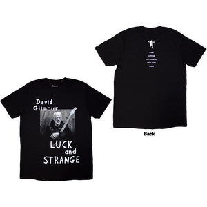 David Gilmour Luck & Strange Portrait Black
