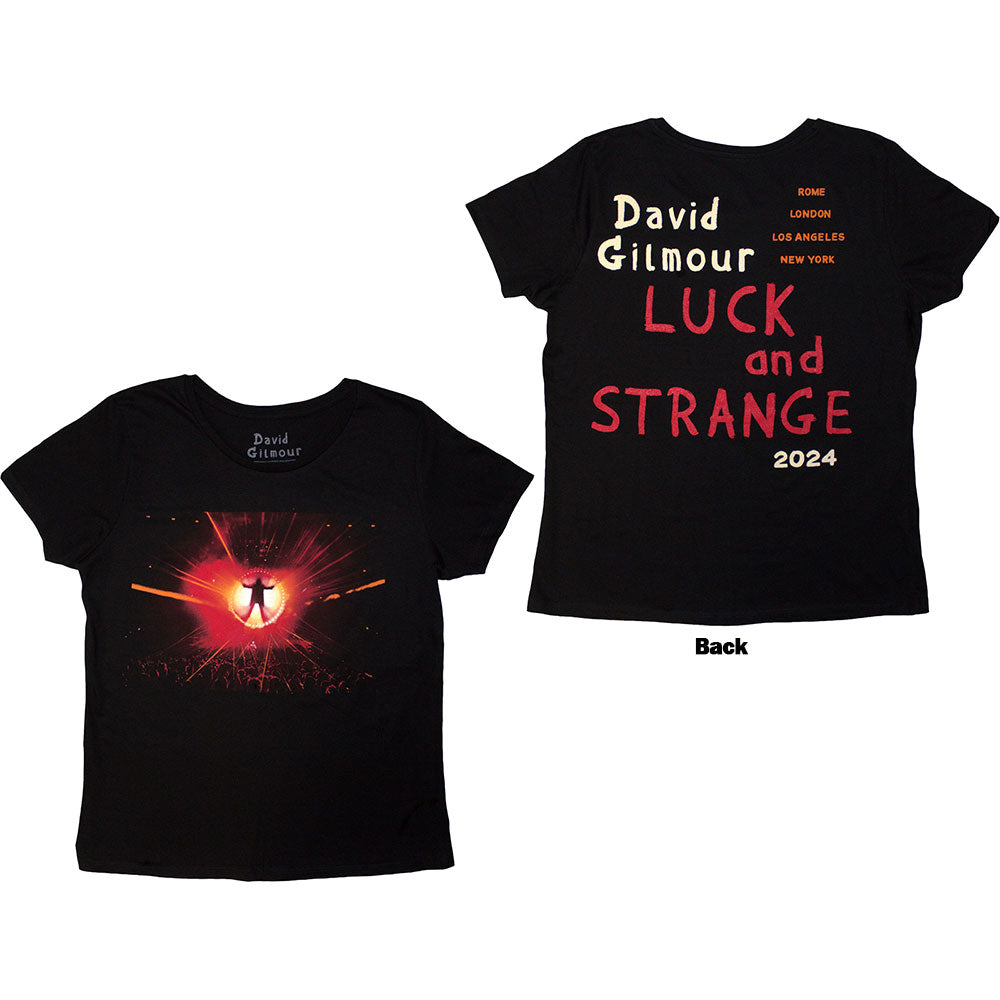 David Gilmour Luck & Strange Stage Shot Black