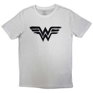 DC Comics Wonder Woman - Black Paint Logo White