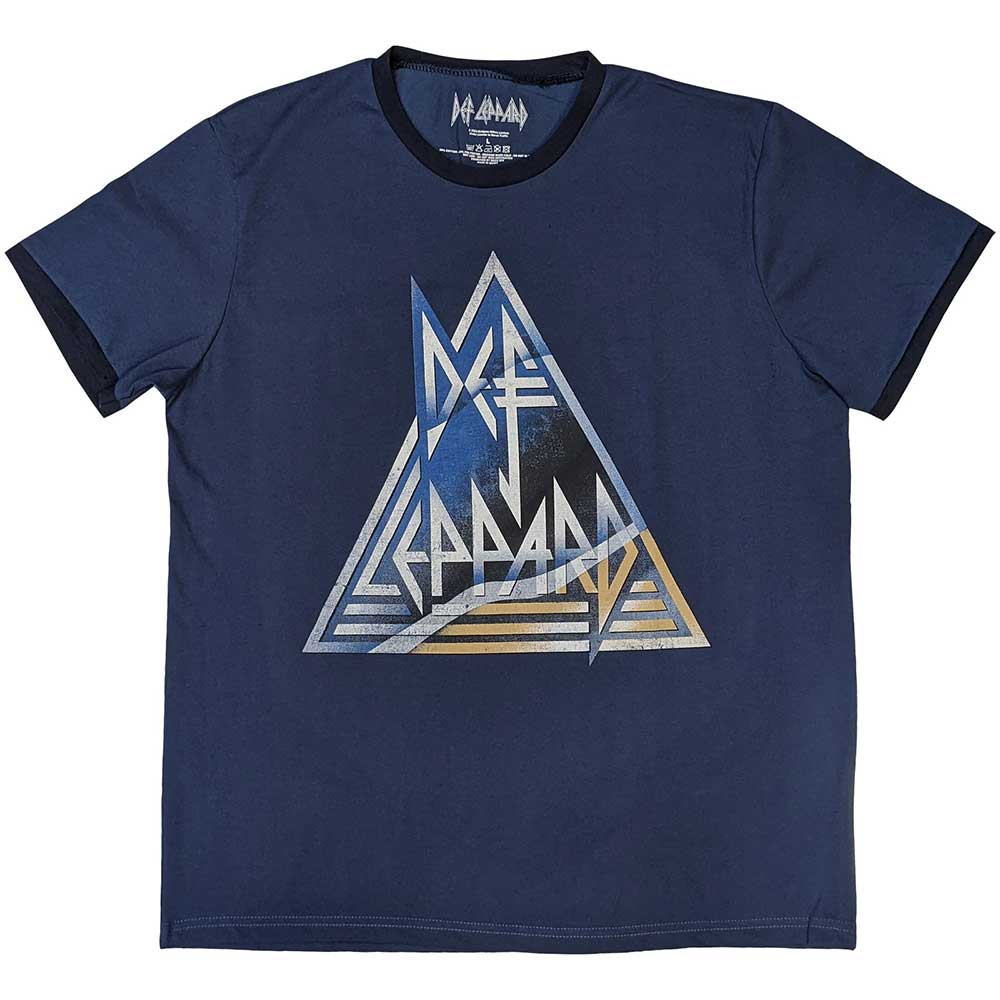 Def Leppard Triangle Logo Blue