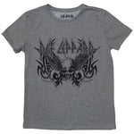 Def Leppard Tribal Skull Grey